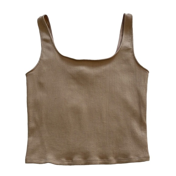 Dynamite Tops - 𝅺Dynamite Rib Knit Crop Tank - Size Medium